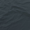 Set Lenzuola Sopra Sotto e 2 Federe Linea Water Washed Grigio Scuro