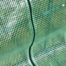 Serra da Giardino in Acciaio e Polietilene 400x100x80 cm  Verde