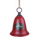 Set 2 Campana in Metallo Classica Ø15 X H20 cm Rosso/Verde