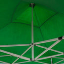 Gazebo Richiudibile Pieghevole 3x3m in Acciaio e PVC Impermeabile Verde