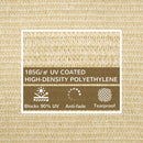 Vela Ombreggiante Protettiva 4x3m  in HDPE Beige