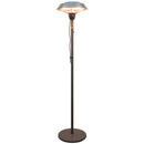 Stufa da Esterno Fungo Riscaldante Elettrico 1500W Impermeabile in Alluminio 200 cm 