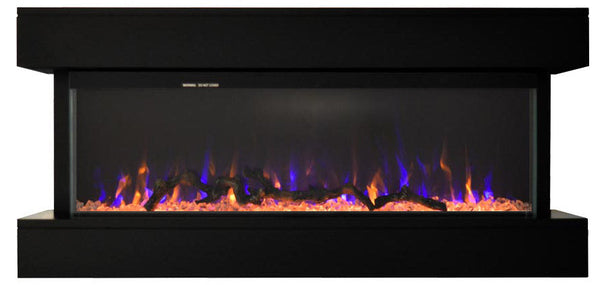 Camino Elettrico da Pavimento Effetto Fiamma 1500W Alaro Nero prezzo