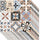 Set 10 Pannelli Adesivi Piastrelle da Parete 30,5 cm Decoro Mosaico in PVC Multicolore