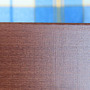 Poltrona 4 Posizioni Relax Faggio con Cuscino e Prolunga 84/40x 60x100 h cm in Cotone Blu