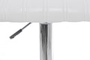 Set 2 Sgabelli Bar 46x51,5x88,5/109,5h cm Barclay Bianco