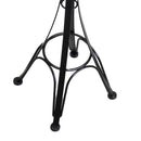 Posacenere da Esterno in Acciaio 34x34H116cm Nero