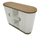 Mobile Tolosa 121x41x90 cm in MDF e Frassino e Ferro      