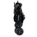 Carrello Portatutto 81 L Pieghevole con Ruote 90x54x100,5 cm Struttura in Acciaio Nero      