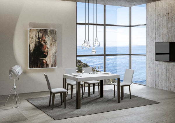 acquista Tavolo 130x90x77 cm Tavolo Linea Fix Bianco Frassino