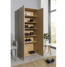 Armadio 70x34x187 cm con 5 ripiani Andy 3 rovere sonoma