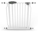 Cancelletto Bambini Barriera di Protezione in Metallo 75,5x3x85 cm Fadi Clic-Clac Bianco