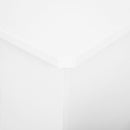 Copritermosifone a Doghe 172x19x81 cm con Ripiano Portaoggetti in MDF Bianco  