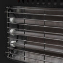 Stufa a Gas Gpl Ventilata da Interno con Ifrarossi e Alogena 4,2 kW Nera