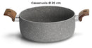 Batteria di Pentole 12 Pezzi in Alluminio Antiaderente Olympia Woody