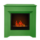 Camino a Bioetanolo da Pavimento 96x35xH96 cm Bellini Verde