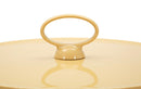 Tavolinetto Portagiornali Iris Crema Ø44x43 cm in Polipropilene Crema      
