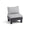 Seduta Modulare Elements con Schienale e Cuscino Keter 65x74x73 cm Effetto Legno Grafite
