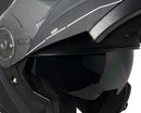 Casco Integrale per Scooter Visiera Lunga CGM Osaka 506A Nero Opaco Varie Misure