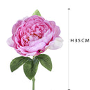 Set 12 Peonia Artificiale Altezza 35 cm Rosa