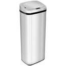 Cestino dei Rifiuti in Acciaio Inox a Infrarossi 50L 