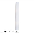 Lampada da Terra in Acciaio Bianco 15x15x120 cm 