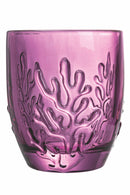 Set 6 Bicchieri Acqua in Vetro 340 ml Villa d'Este Home Tivoli Coral Provence