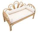Panca Panama Con Cuscini 130x60x90cm cm in Ferro e Poliestere