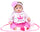 Bambola Reborn Femmina Realistica in Vinile 30cm Seduta Kidfun Real Baby Emmy