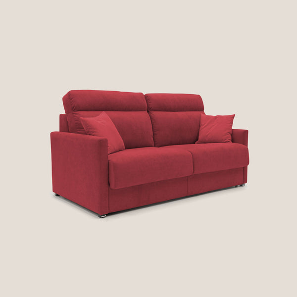 Divano Letto 2 Posti 156x102x97 cm in Tessuto Rosso online