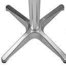 Tavolo a Colonna Ø70x70 h cm in Alluminio Grigio