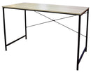Scrivania da Ufficio 120x60x75 cm in Acciaio e Legno MDF