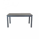 Tavolo Cuba Allungabile 150/210x90x75 h cm in Alluminio Taupe