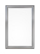 Specchio Sanzio con Cornice Argento 60x90 in Legno