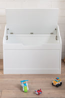 Cassapanca Baule Rettangolare 80x50x60 cm in MDF Fumer Gaia Bianca