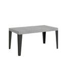  Tavolo Allungabile 160-244x80x77 cm Flame Cemento 