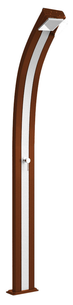 Doccia Solare da Esterno Giardino 25L Miscelatore Arkema Spring Fascia Inox Oro Van Gogh online