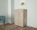 Mobiletto 2 Ante River 71x36x83 h cm in Truciolare bilaminato Olmo