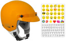 Casco Demi-Jet per Bambini con Frontino CGM Cuba Smile 204S Arancione