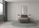 Letto Singolo Ankel Testata Doghe Dritta  Noce Varie Misure