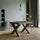 Tavolo 130x90x77 cm Traffic Fix Noce
