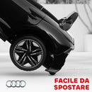 Macchina Elettrica per Bambini 12V con Licenza Audi E-Tron GT Nera