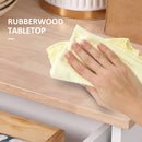 Isola per Cucina 106x39,5x89,5 cm 2 Cassetti 2 Ante Bianco