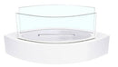 Camino a Bioetanolo da Tavolo 50,5x23,5 cm Menzi Ivory Bianco