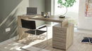 Scrivania Deni 139x60x76 h cm in Truciolare bilaminato Olmo