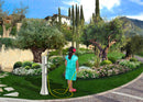 Mini Doccia Solare da Giardino Lavapiedi Miscelatore e Doccetta Mobile Arkema Happy Go Blu