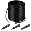 Sonda Stura e Spurga Tubi per Idropulitrice in PU e PE 30 Metri con Borsa Nero 