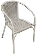 Sedia da Giardino in Alluminio Effetto Legno Vorghini Nature