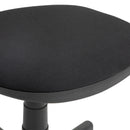 Sedia da Ufficio Girevole 43x51x73-85 cm in Tessuto Elastico Nero   