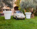 Vaso Ø160x148 cm in Resina Arkema POT XL Bianco